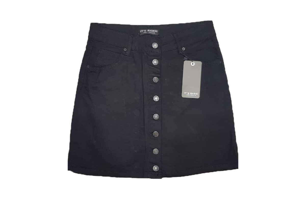 Фото Джинсовая юбка IT'S BASIC jeans 1301 from official site OSKAR™