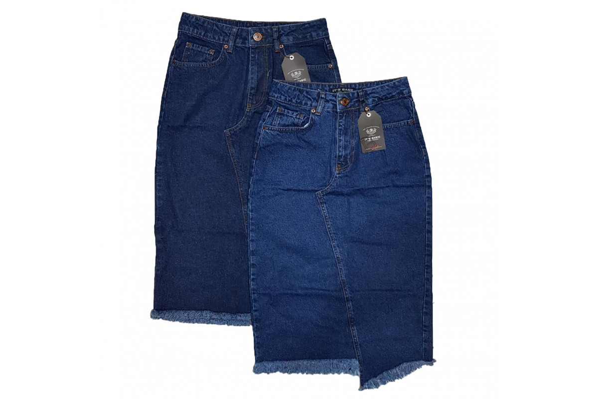 Фото Джинсовая юбка IT'S BASIC jeans 1331 from official site OSKAR™