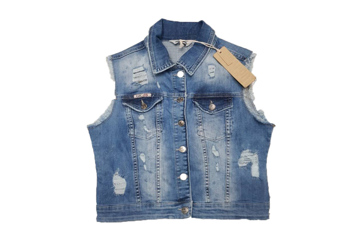 Фото Джинсовая жилетка Cracpot jeans 6269b from official site OSKAR™