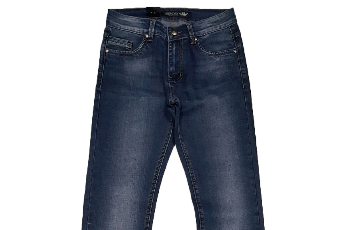 Фото Джинсы мужские DEEMIVIS JEANS Молодежные Зауженные 7655 from official site OSKAR™