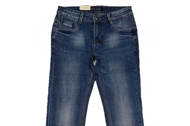 Джинсы мужские GOD BARON JEANS Молодежные Приуженные 9109
