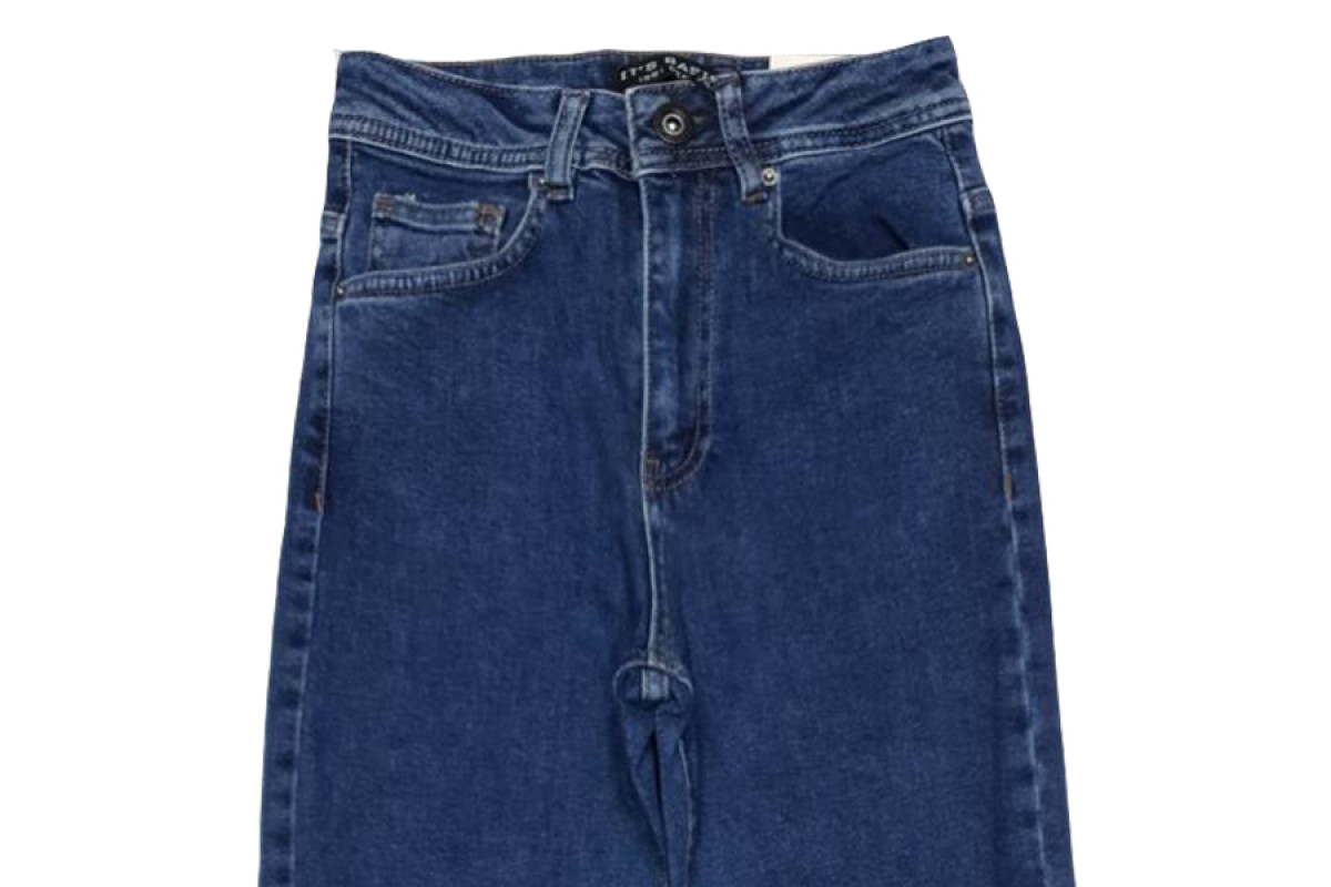 Фото Джинси жіночі IT'S BASIC JEANS 1510 (mavi) MOM Туреччина from official site OSKAR™