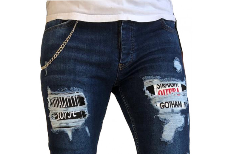 Джинсы мужские REDMAN JEANS 5550-1 Турция Молодёжные