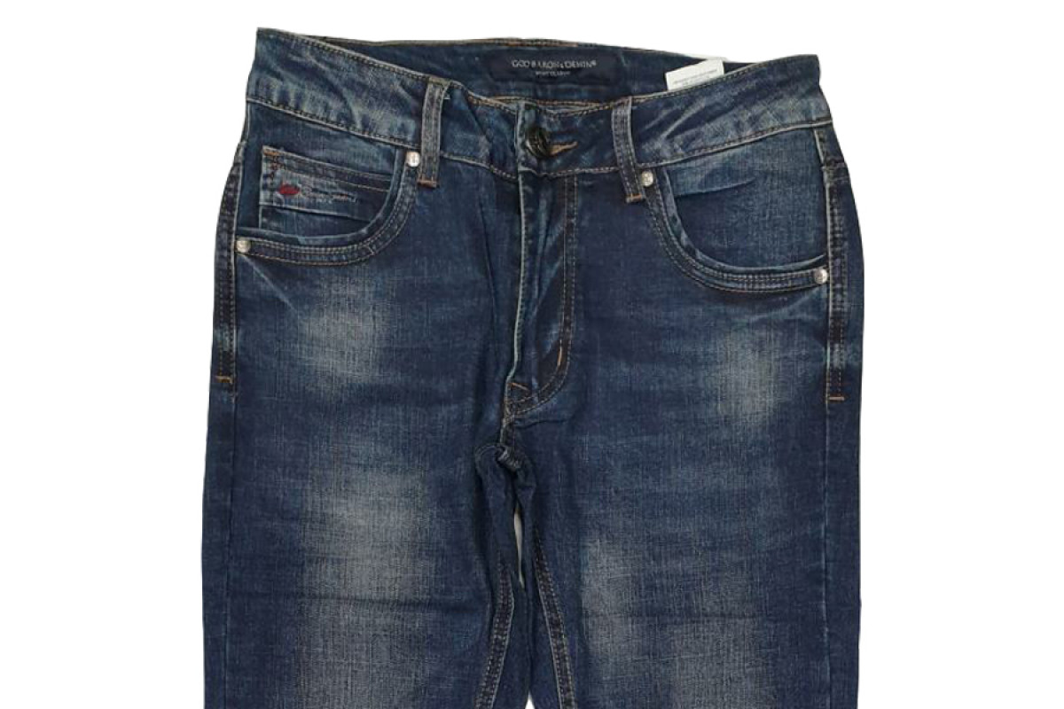 Фото Джинсы мужские GOD BARON JEANS 9291 Молодёжные Классика from official site OSKAR™