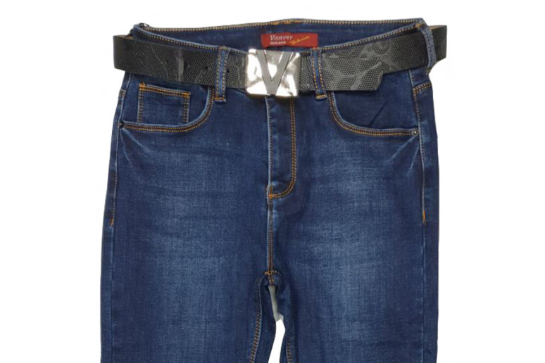 Джинсы женские VANVER JEANS 8310 Американка Утеплённые