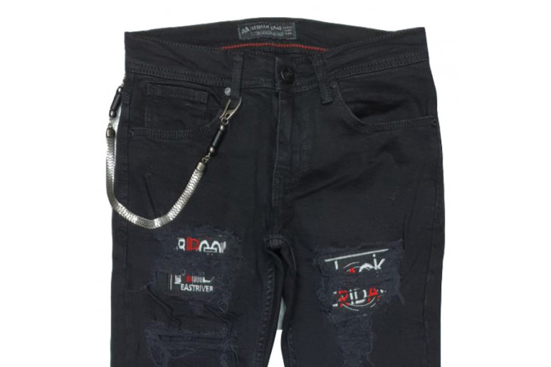 Джинсы мужские REDMAN JEANS 5616 Турция Утеплённые