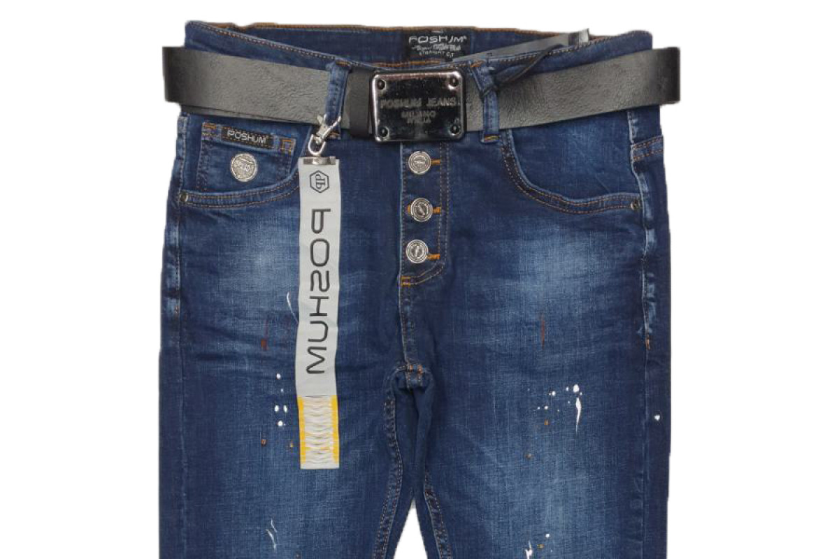 Фото Джинсы женские POSHUM JEANS 9704 Boyfriend Турция from official site OSKAR™