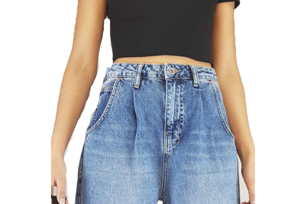 Фото Джинсы женские CRACKPOT JEANS 3943 Slouchy Турция from official site OSKAR™