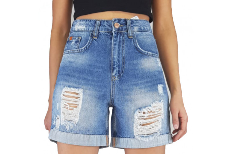 Шорти жіночі CRACKPOT JEANS 4468 Slouchy