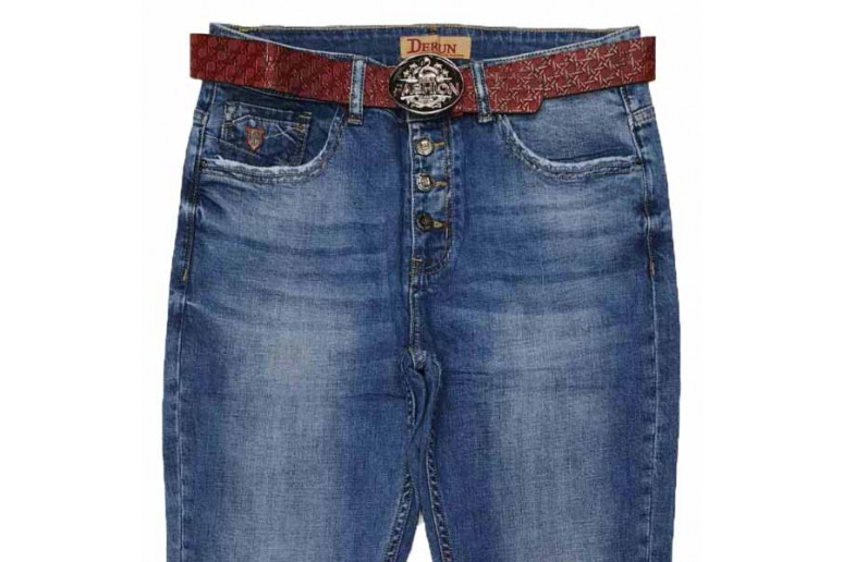 Джинсы женские DERUN JEANS 7052 Boyfriend