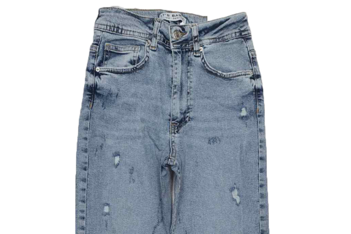 Фото Джинсы женские IT'S BASIC JEANS 1612 MOM Турция from official site OSKAR™