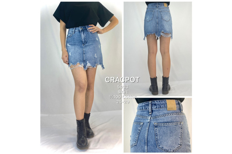 Джинсова спідниця CRACPOT JEANS 5033 Туреччина