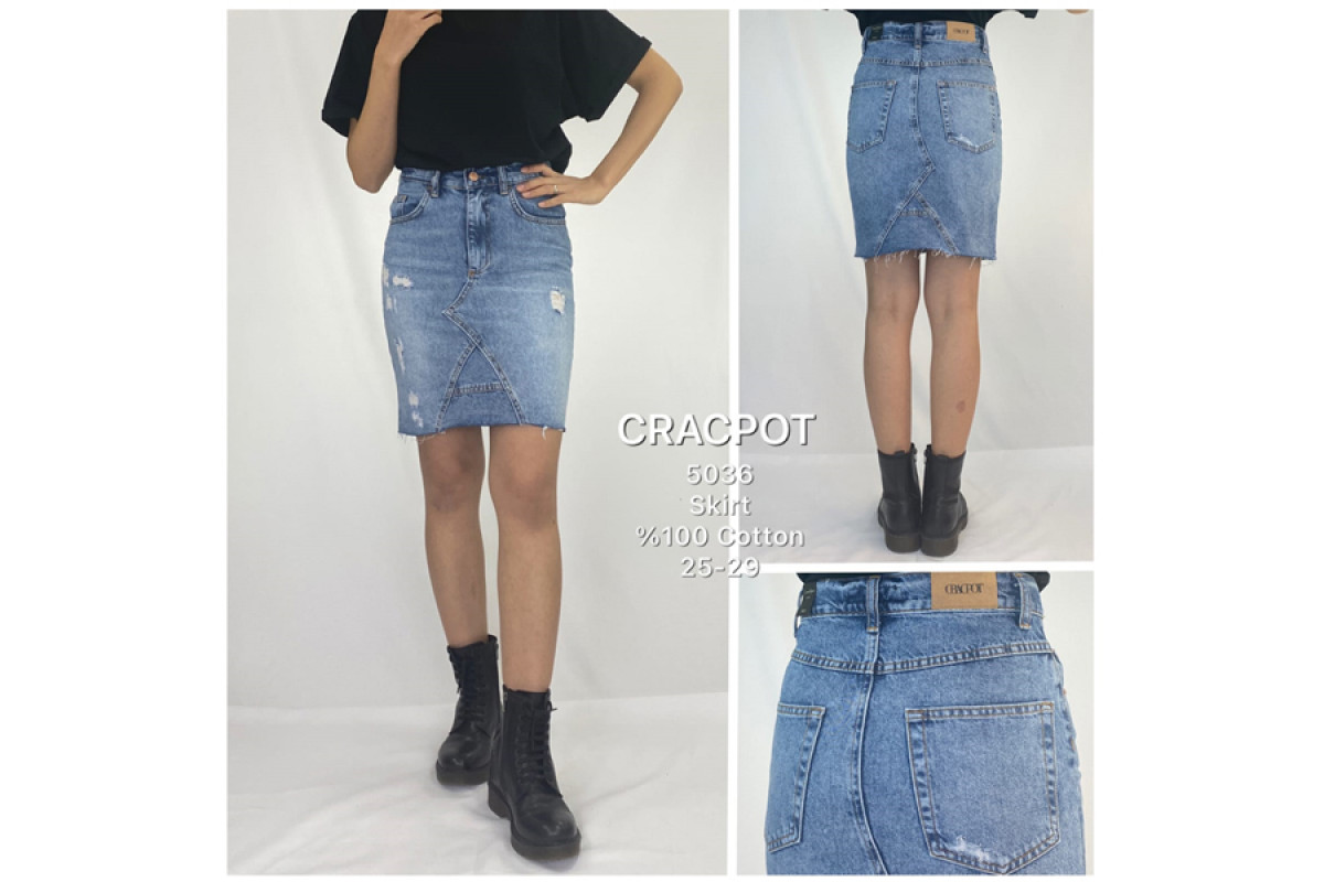 Фото Джинсова спідниця CRACPOT JEANS 5036 Туреччина from official site OSKAR™