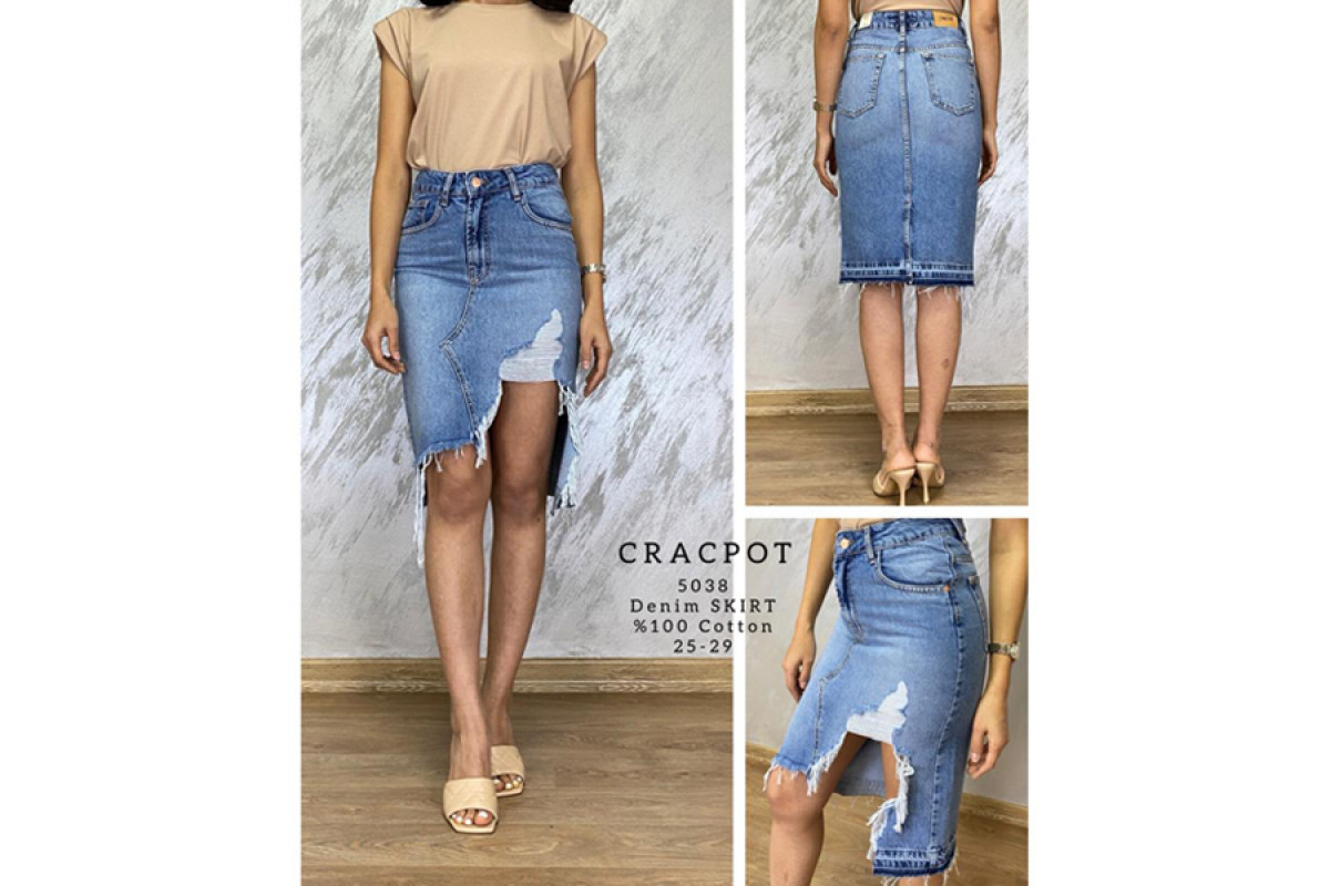 Фото Джинсова спідниця CRACPOT JEANS 5038 Туреччина from official site OSKAR™