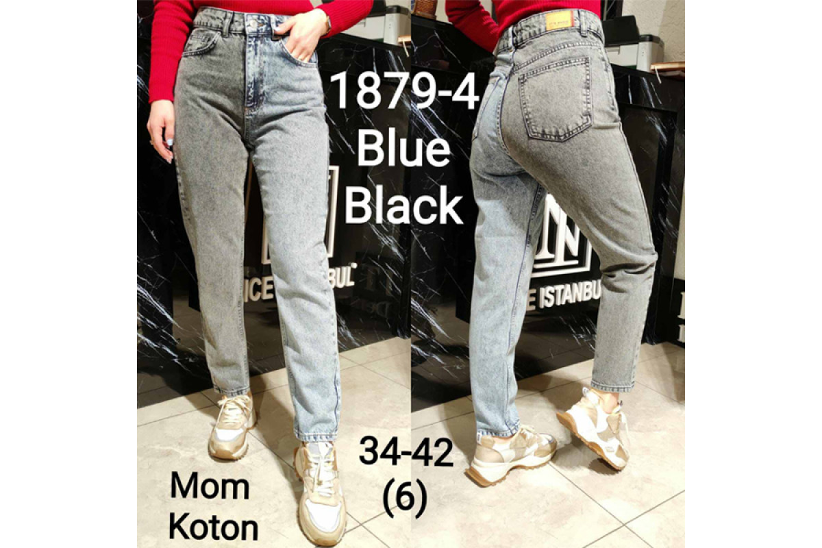 Фото Джинси жіночі IT'S BASIC JEANS 1879-4 MOM Туреччина from official site OSKAR™