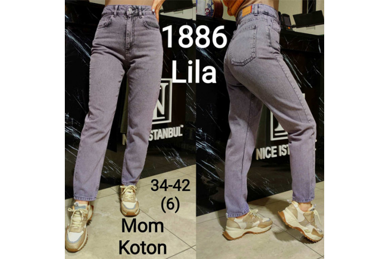 Джинсы женские IT'S BASIC JEANS 1886 MOM Турция
