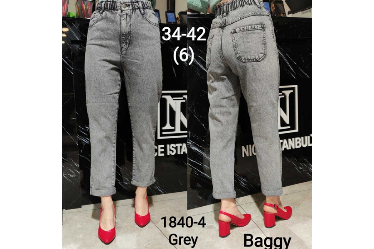 Фото Джинси жіночі IT'S BASIC JEANS 1840-4 BAGGY FIT Туреччина from official site OSKAR™