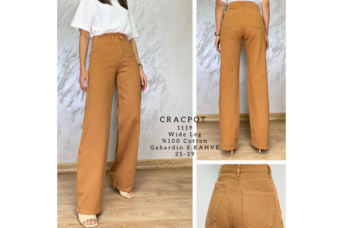 Фото Джинси жіночі CRACPOT JEANS 1119-1 WIDE LEG Туреччина from official site OSKAR™
