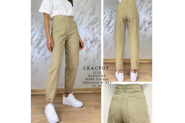 Джинсы женские CRACPOT JEANS 1120 SLOUCHY Турция