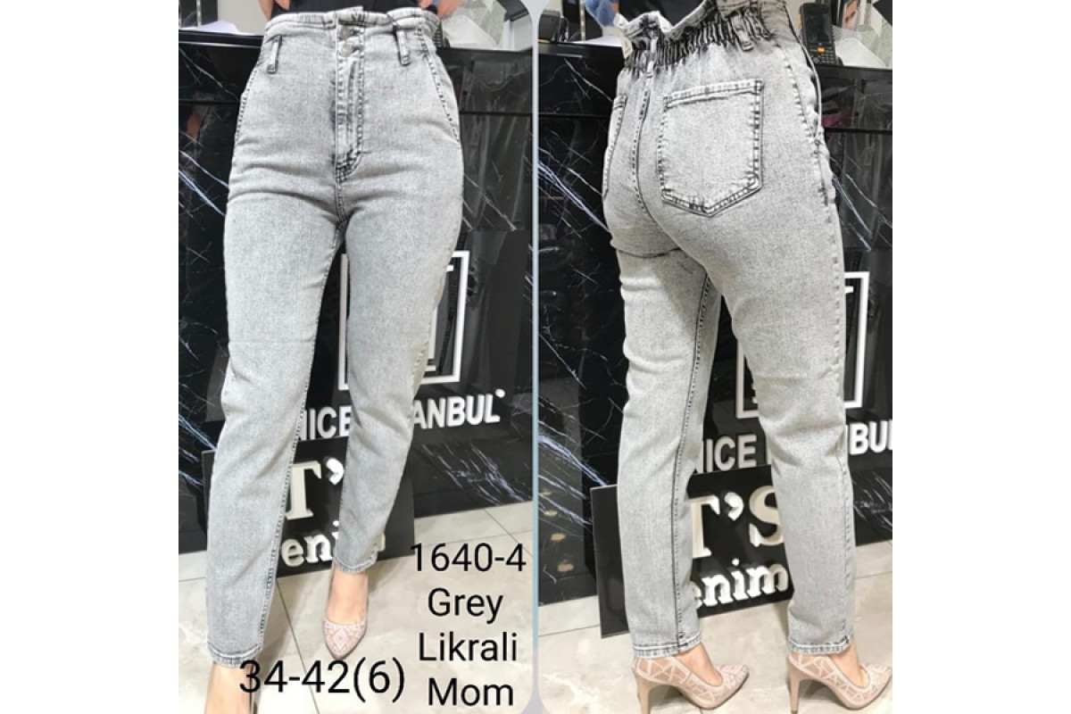 Фото Джинси жіночі IT'S BASIC JEANS 1640 MOM Туреччина from official site OSKAR™