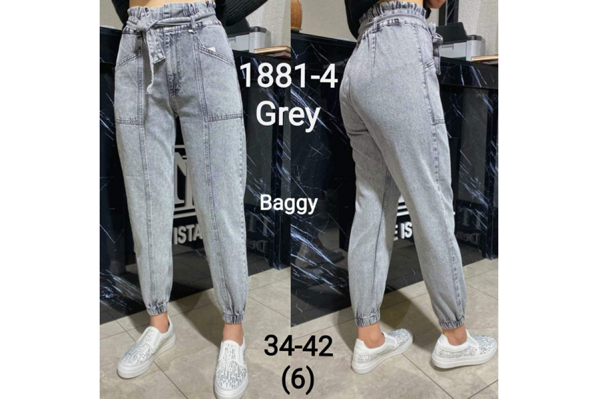 Фото Джинси жіночі IT'S BASIC JEANS 1881-4 BAGGY FIT Туреччина from official site OSKAR™