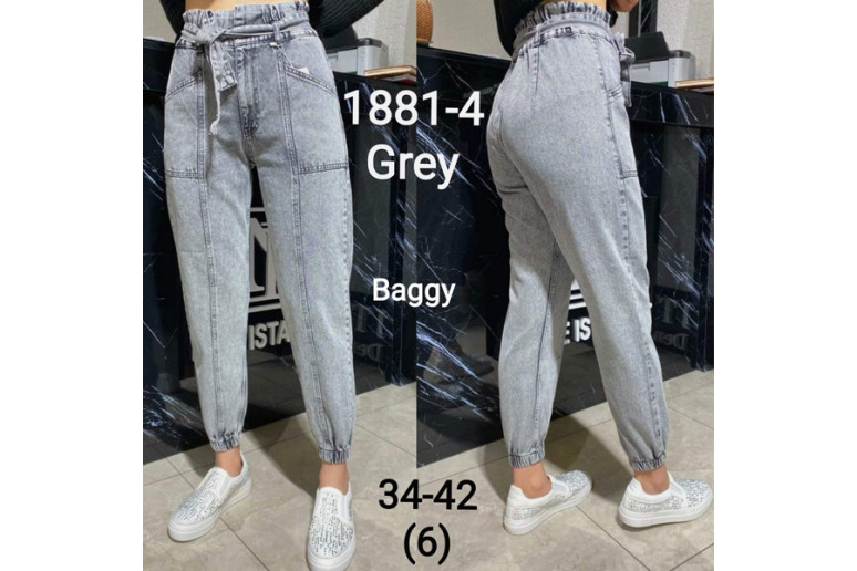 Джинси жіночі IT'S BASIC JEANS 1881-4 BAGGY FIT Туреччина
