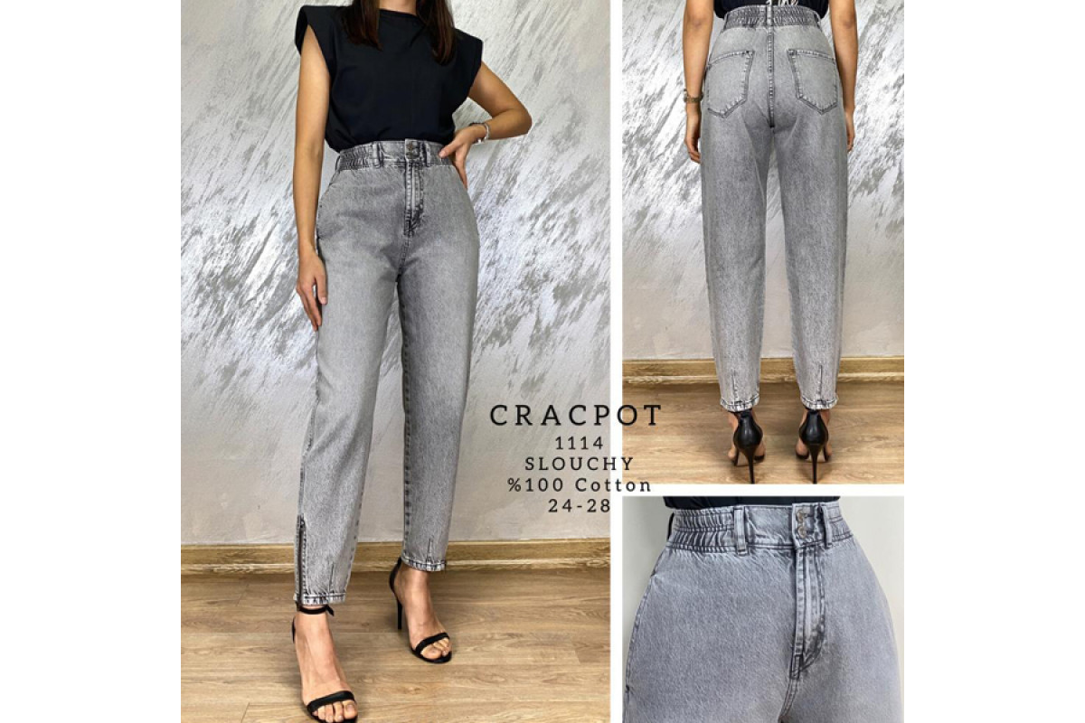 Фото Джинси жіночі CRACPOT JEANS 1114 SLOUCHY Туреччина from official site OSKAR™
