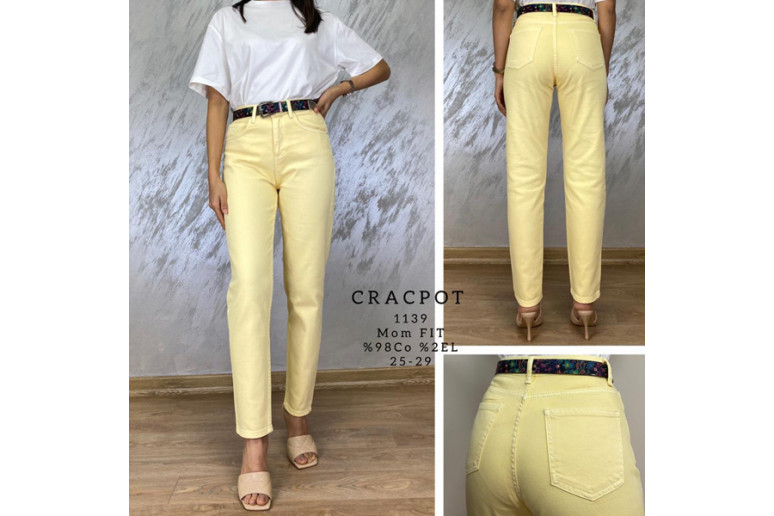 Джинсы женские CRACPOT JEANS 1139 MOM Турция