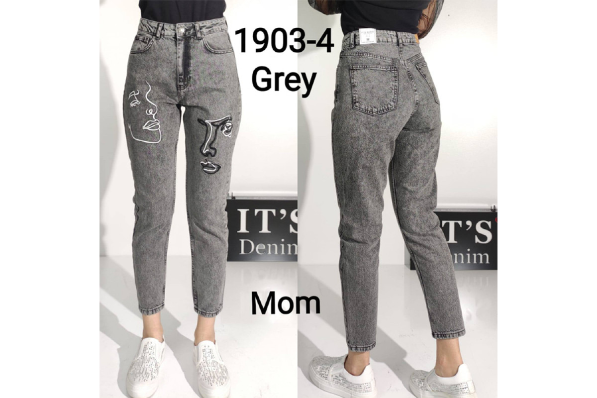Фото Джинси жіночі IT'S BASIC JEANS 1903-4 MOM Туреччина from official site OSKAR™