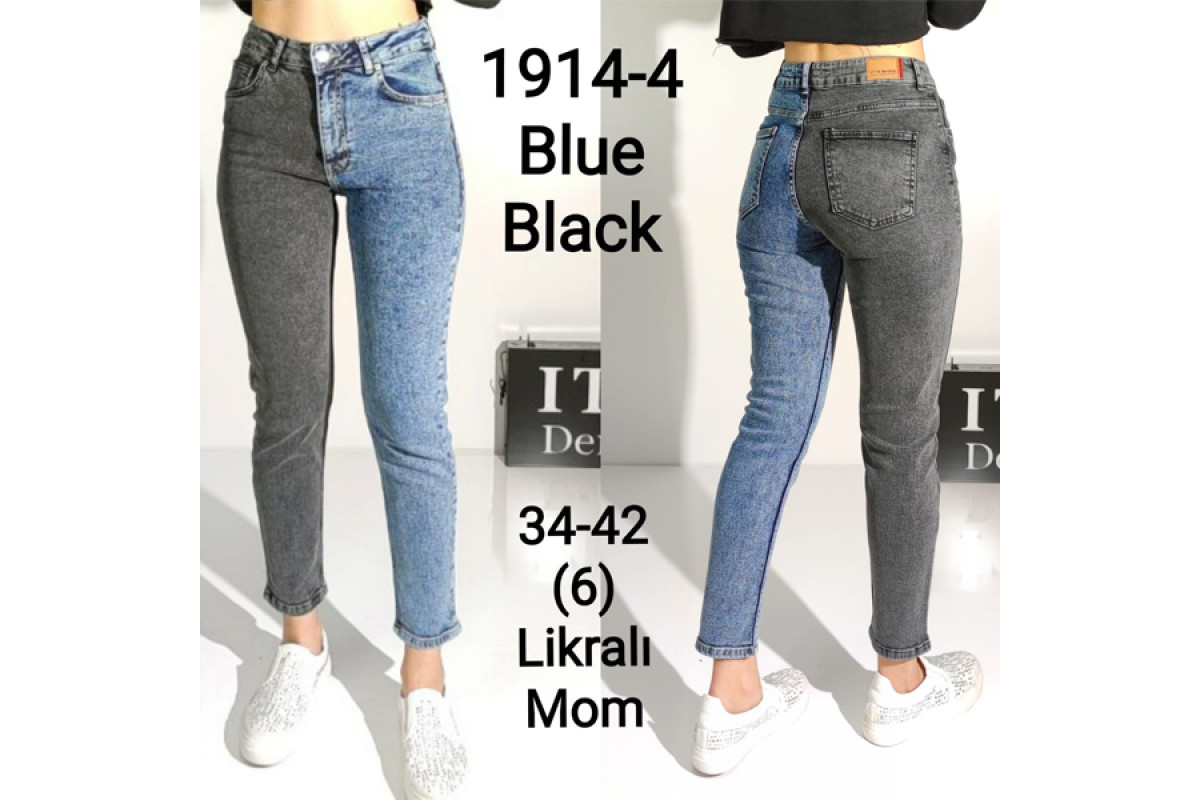 Фото Джинсы женские IT'S BASIC JEANS 1914 MOM Турция from official site OSKAR™