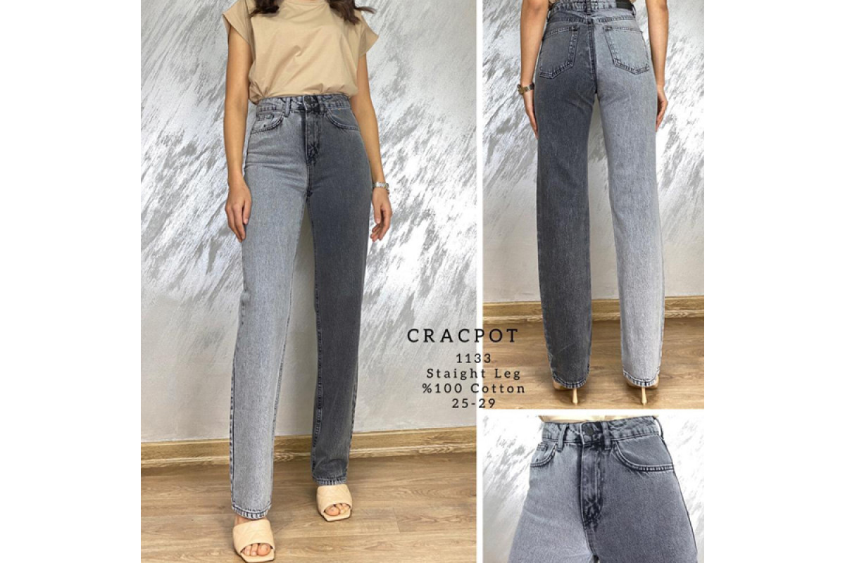 Фото Джинси жіночі CRACPOT JEANS 1133 WIDE LEG MOM Туреччина from official site OSKAR™