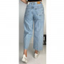Фото 3 Джинси жіночі IT'S BASIC JEANS 1804 WIDE LEG Туреччина from official site OSKAR™