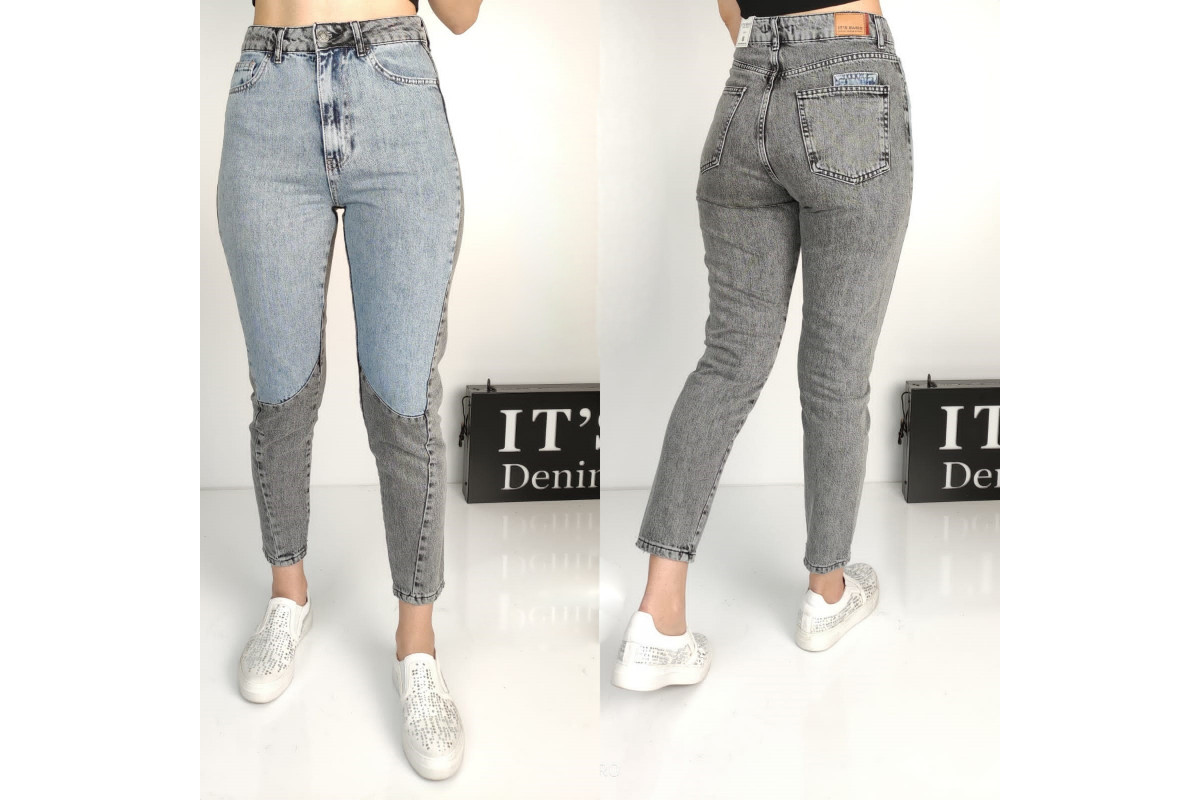 Фото Джинсы женские IT'S BASIC JEANS 1922 MOM Турция from official site OSKAR™