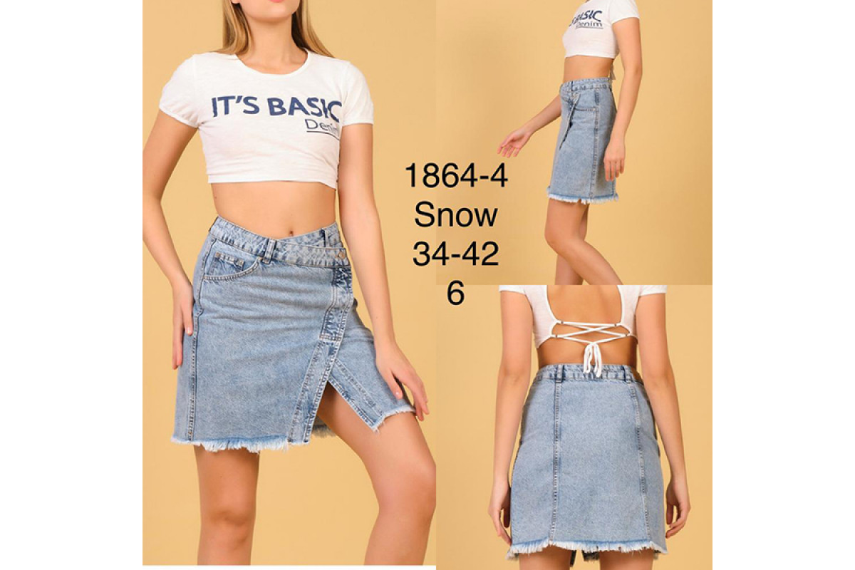 Фото Спідниця джинсова IT'S BASIC JEANS 1864-4 Туреччина from official site OSKAR™