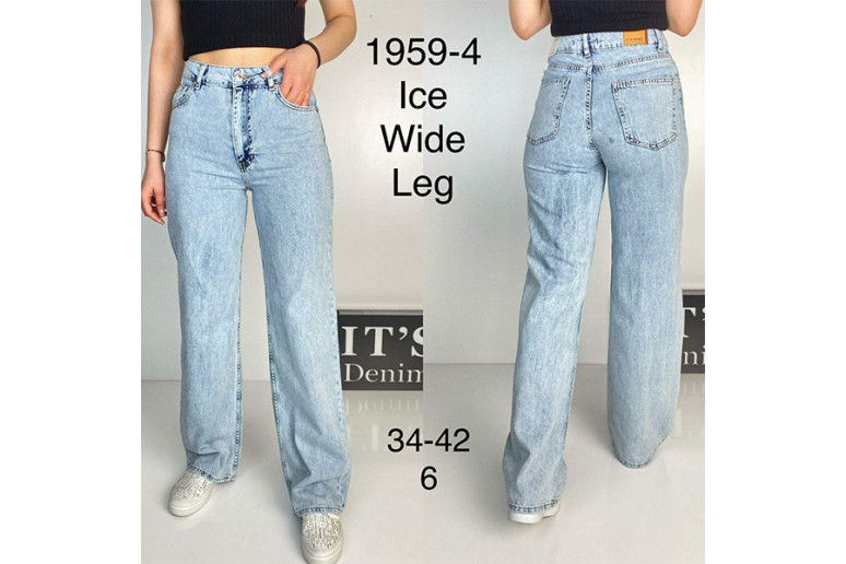 Джинси жіночі IT'S BASIC JEANS 1959 WIDE LEG Туреччина