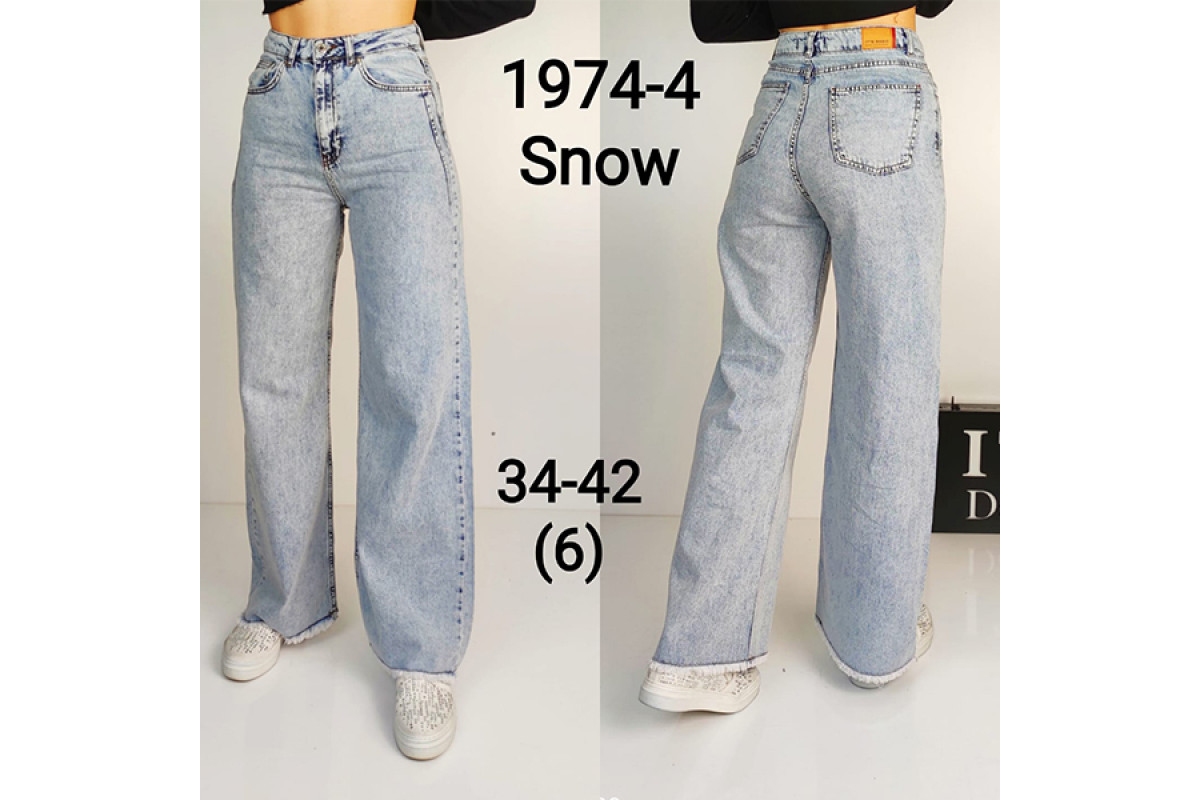 Фото Джинси жіночі IT'S BASIC JEANS 1974 WIDE LEG Туреччина from official site OSKAR™