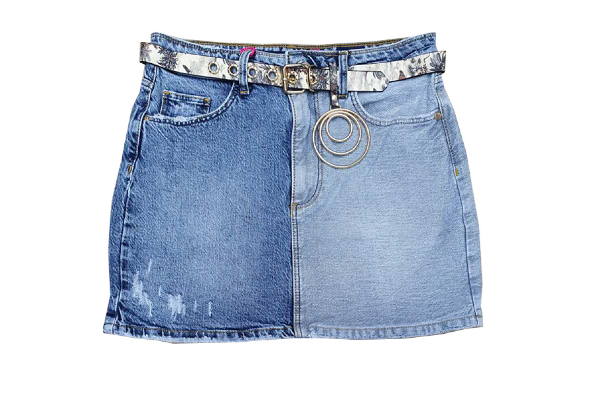 Фото Юбка джинсовая WHAT'S UP JEANS 657 JEANS Турция from official site OSKAR™