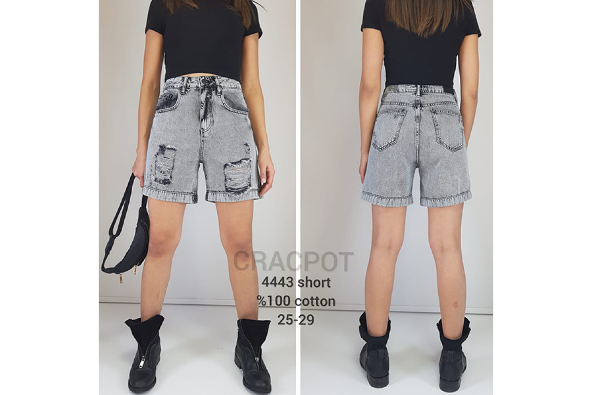 Фото Шорты женские CRACKPOT JEANS 4443 SLOUCHY Турция from official site OSKAR™
