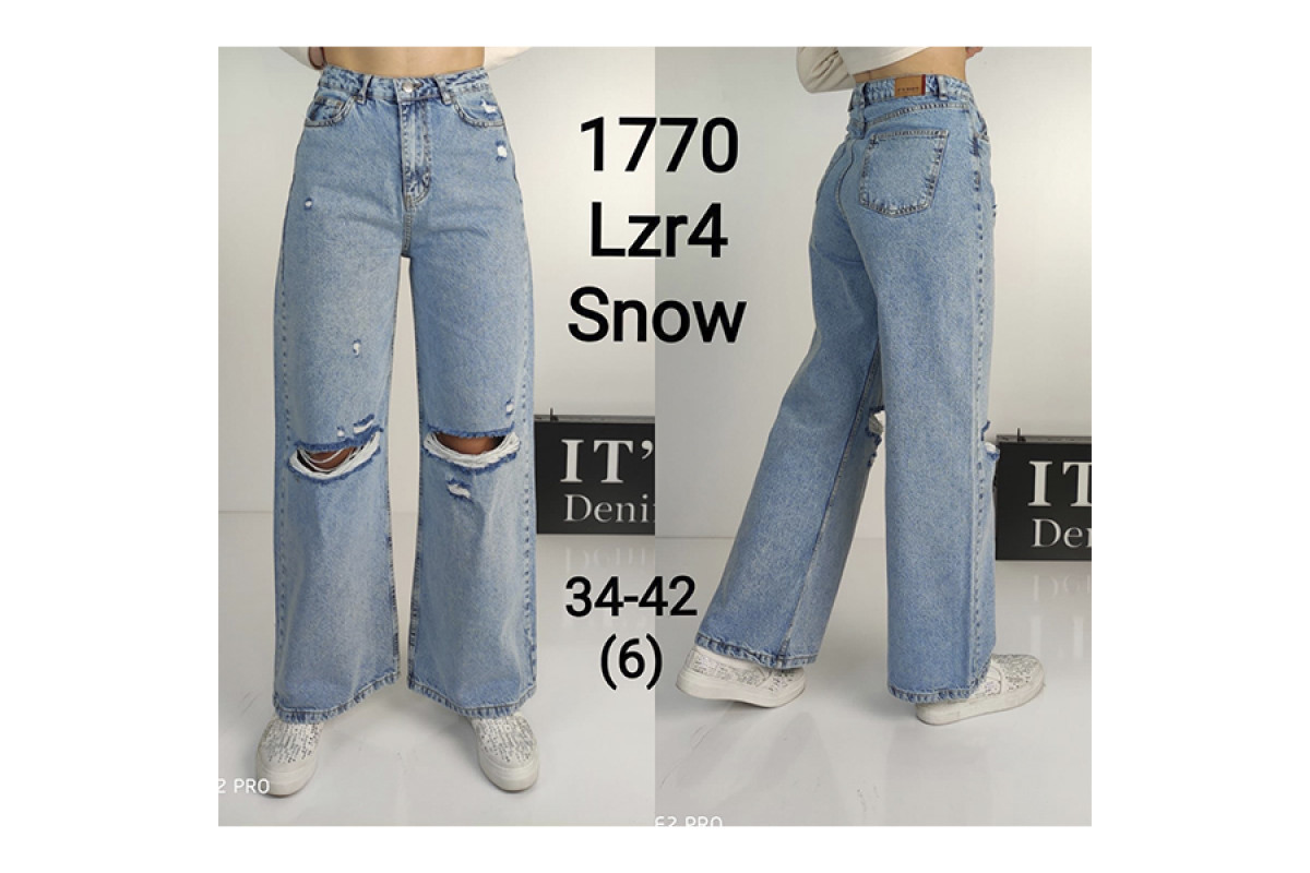Фото Джинси жіночі IT'S BASIC JEANS 1770 WIDE LEG Туреччина from official site OSKAR™