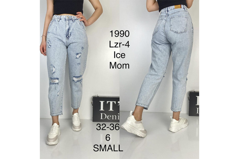 Джинсы женские IT'S BASIC JEANS 1990 MOM Турция