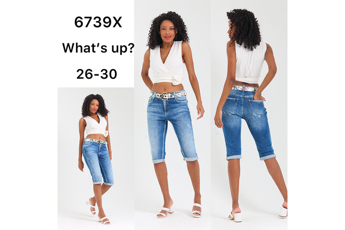 Фото Капрі жіночі WHAT'S UP JEANS 6739Х Туреччина from official site OSKAR™