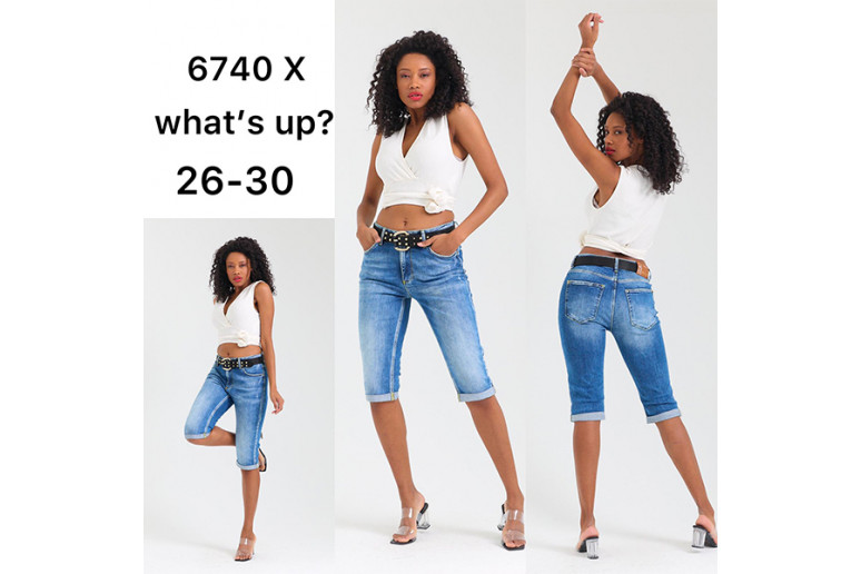 Капри женские WHAT'S UP JEANS 6740Х Турция