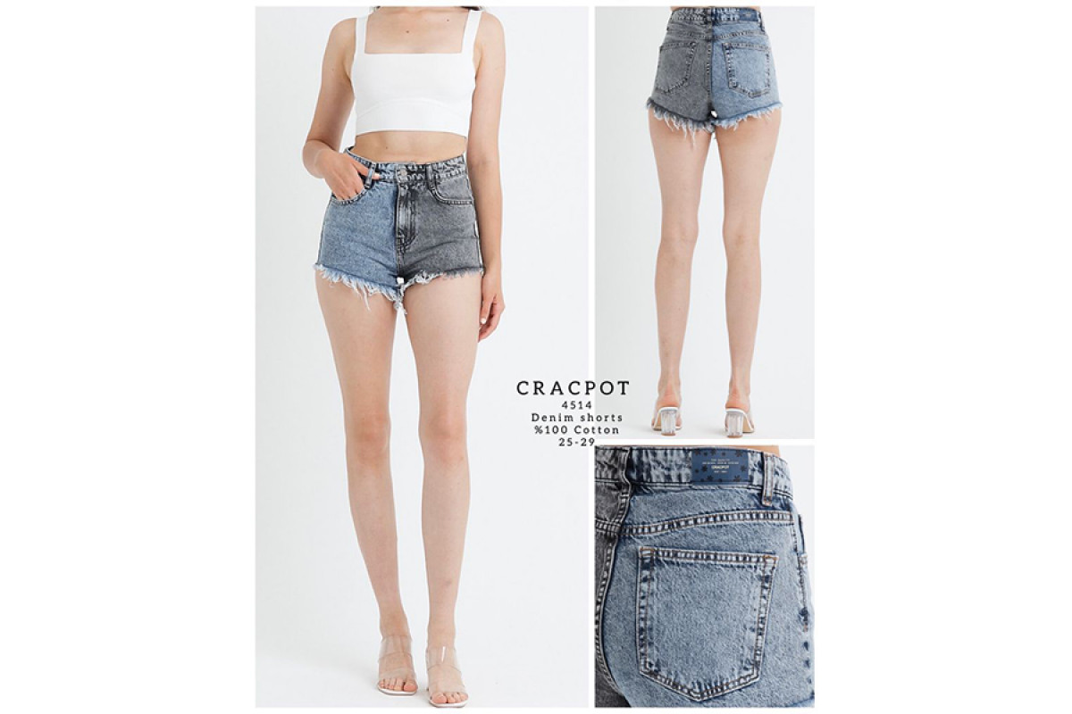 Фото Шорты женские CRACPOT JEANS 4514 Турция from official site OSKAR™