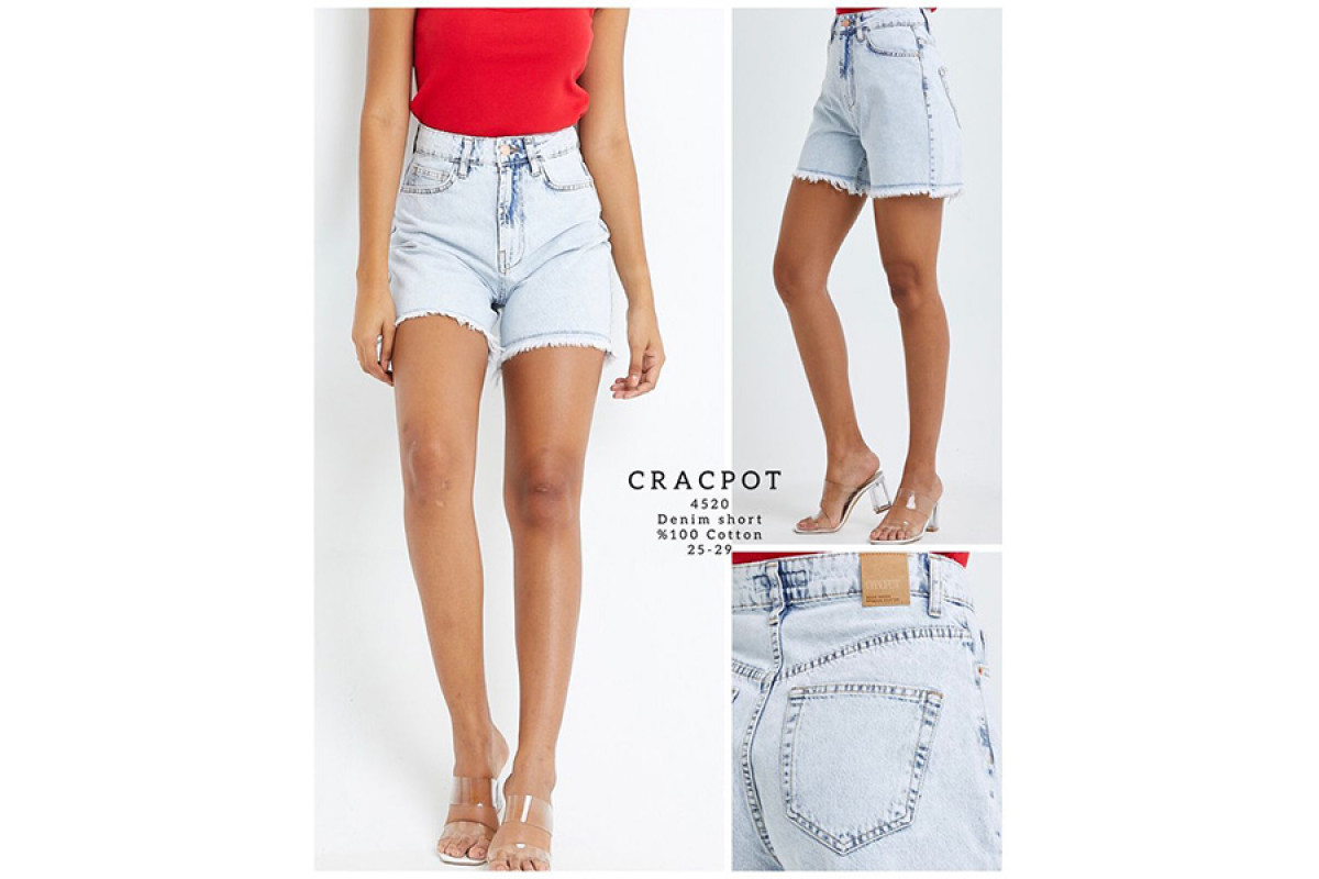 Фото Шорти жіночі CRACPOT JEANS 4520 МОМ Туреччина from official site OSKAR™