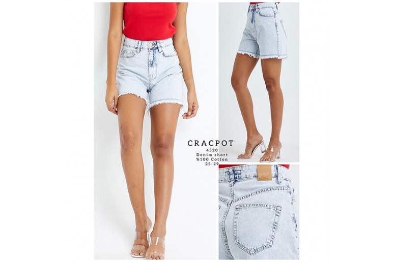 Шорти жіночі CRACPOT JEANS 4520 МОМ Туреччина
