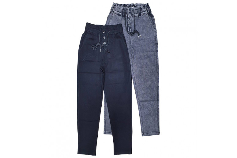 Джегинсы женские YIMEITE JEANS 906-2 МОМ