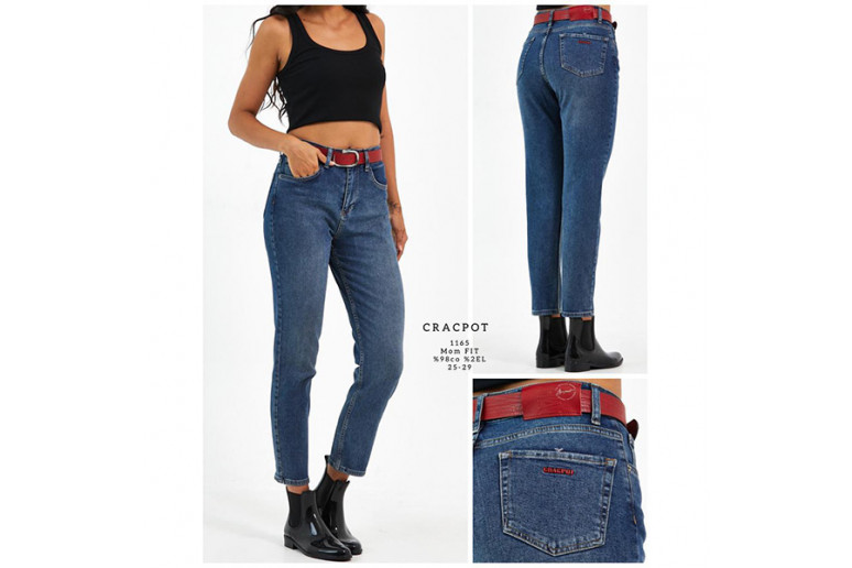 Джинсы женские CRACPOT JEANS 1165 MOM Турция
