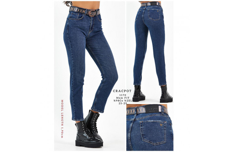Джинсы женские CRACPOT JEANS 1170 MOM Турция