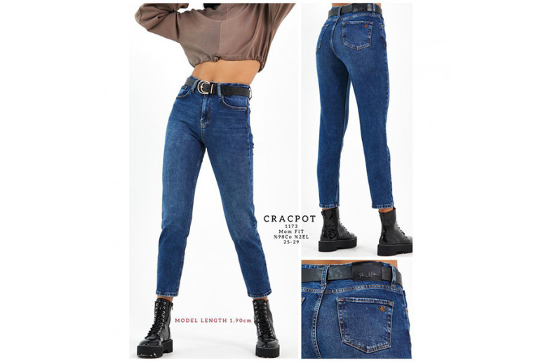 Джинси жіночі CRACPOT JEANS 1173 MOM Туреччина