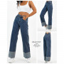 Фото 1 Джинсы женские CRACPOT JEANS 1189 WIDE LEG Турция from official site OSKAR™